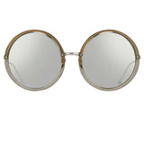 Linda Farrow Kew C12 Round Sunglasses