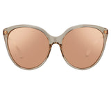 Linda Farrow 496 C5 Oversized Sunglasses