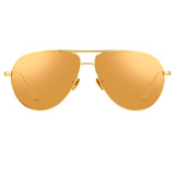Linda Farrow 501 C1 Aviator Sunglasses