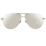 Linda Farrow 501 C2 Aviator Sunglasses