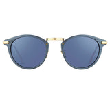 Linda Farrow 512 C5 Oval Sunglasses