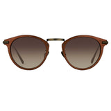Linda Farrow 512 C6 Oval Sunglasses