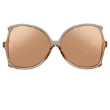 Linda Farrow 514 C4 Oversized Sunglasses