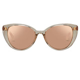 Linda Farrow 517 C4 Cat Eye Sunglasses