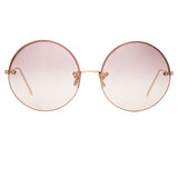 Linda Farrow 565 C11 Round Sunglasses