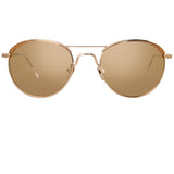 Linda Farrow 623 C3 Oval Sunglasses
