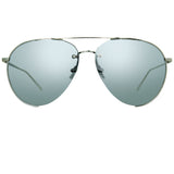 Linda Farrow 624 C2 Aviator Sunglasses
