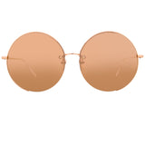 Linda Farrow 626 C3 Round Sunglasses