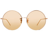 Linda Farrow 626 C7 Round Sunglasses