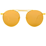 Linda Farrow 633 C1 Oval Sunglasses