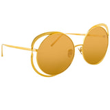 Linda Farrow 659 C1 Round Sunglasses