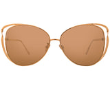 Linda Farrow 661 C3 Cat Eye Sunglasses