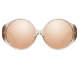 Linda Farrow Patty C4 Round Sunglasses