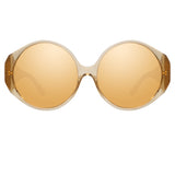 Linda Farrow Patty C6 Round Sunglasses