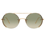 Linda Farrow 730 C5 Oval Sunglasses