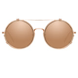 Linda Farrow Rose C6 Round Sunglasses