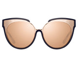 Linda Farrow Sami C7 Oversized Sunglasses