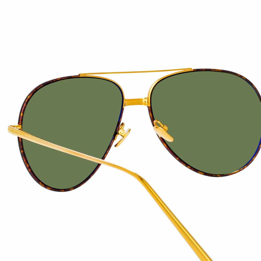 Dries Van Noten Purple Linda Farrow Edition Aviator Sunglasses Dries Van  Noten