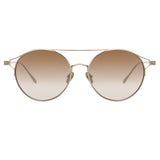 Linda Farrow Rayan C5 Oval Sunglasses