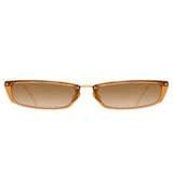 Linda Farrow Issa C7 Rectangular Sunglasses