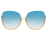 Linda Farrow Kennedy C5 Oversized Sunglasses