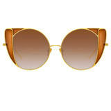 Linda Farrow Austin C2 Cat Eye Sunglasses
