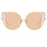 Linda Farrow Austin C8 Cat Eye Sunglasses