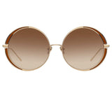 Linda Farrow Hart C9 Round Sunglasses