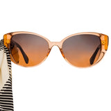 Sarandon Cat Eye Sunglasses in Orange