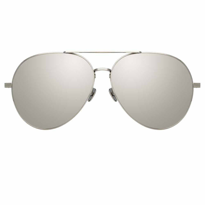 Linda Farrow Gold Russo Aviator Sunglasses Linda Farrow Luxe