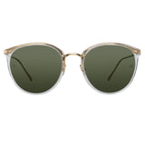 Calthorpe Oval Sunglasses in Clear
