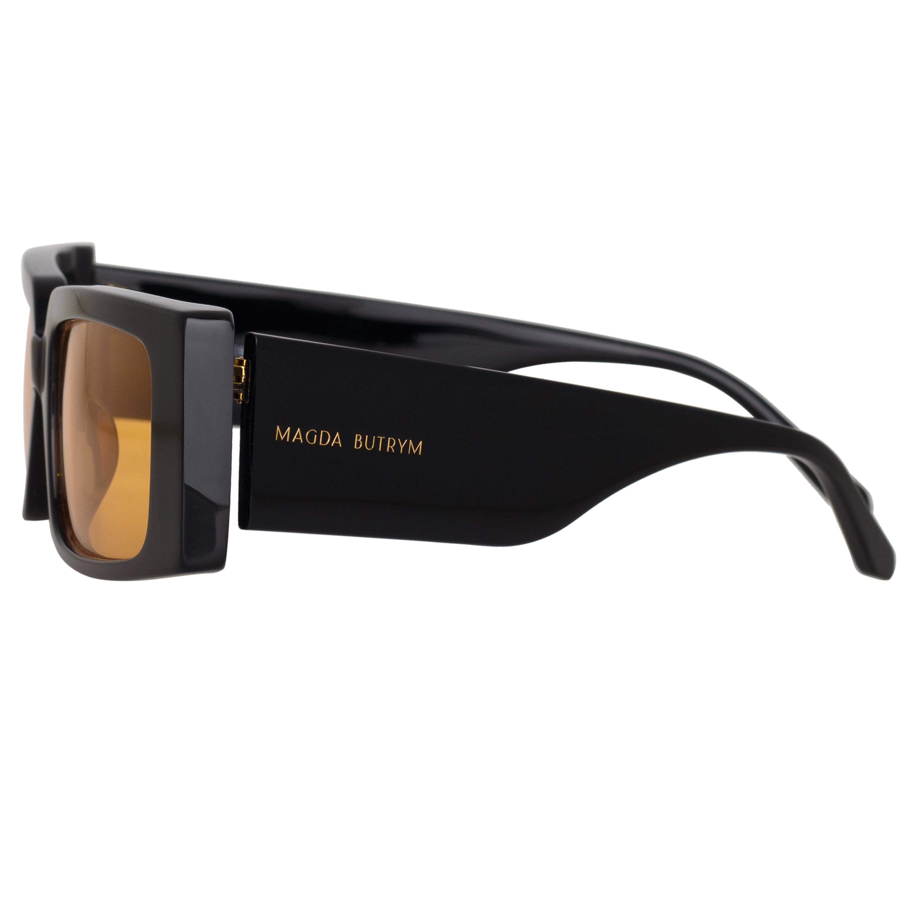 Magda Butrym x LF Rectangular Sunglasses with Crystals – LINDA