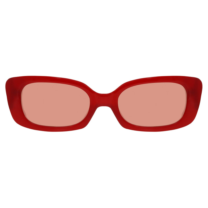 Buy ALCHIKO Unisex Square Sunglasses Silver Frame, Red Lens (Standard) -  Pack Of 1 at Amazon.in