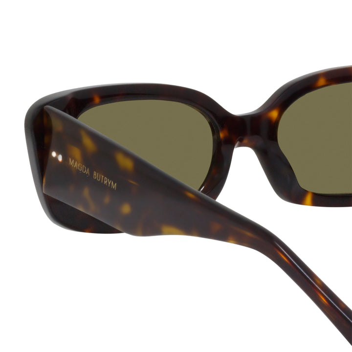Magda Butrym Cat Eye Sunglasses in Tortoiseshell – LINDA FARROW (INT'L)