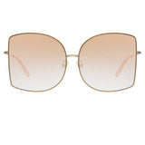 Matthew Williamson Lilac C2 Oversized Sunglasses