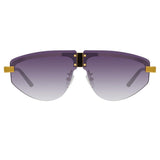Hyacinth Aviator Sunglasses in Tortoiseshell