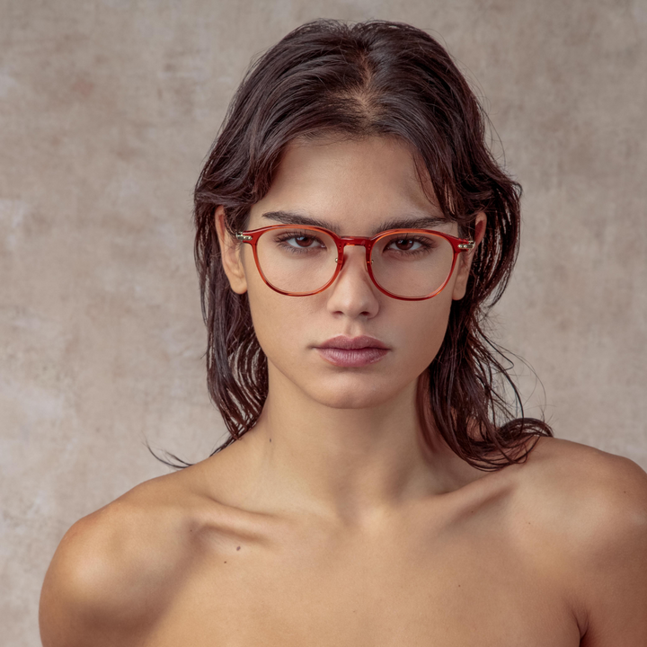 Women’s round glasses Asian fit | EMPORIO ARMANI Woman