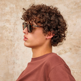 Men's Edson D-Frame Sunglasses in Tortoiseshell