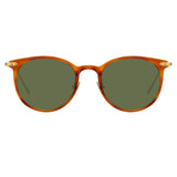 Linda Farrow Linear Childs C13 D-Frame Sunglasses