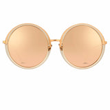 Linda Farrow Kew C9 Round Sunglasses
