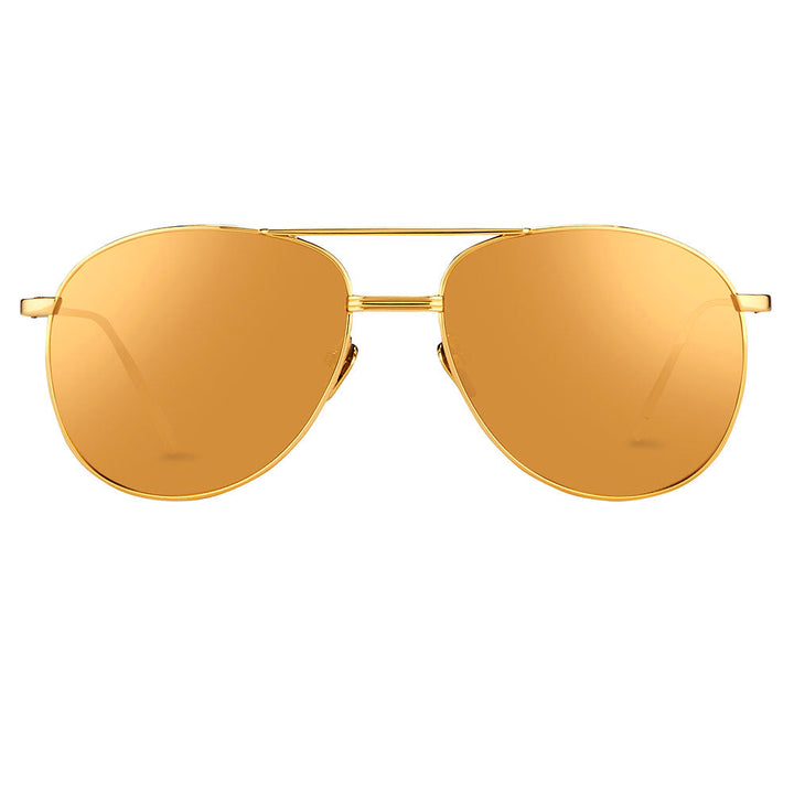 Linda farrow sale 24k gold sunglasses