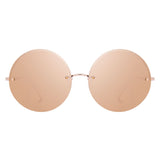 Linda Farrow 565 C3 Round Sunglasses