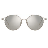Linda Farrow Rayan C2 Oval Sunglasses